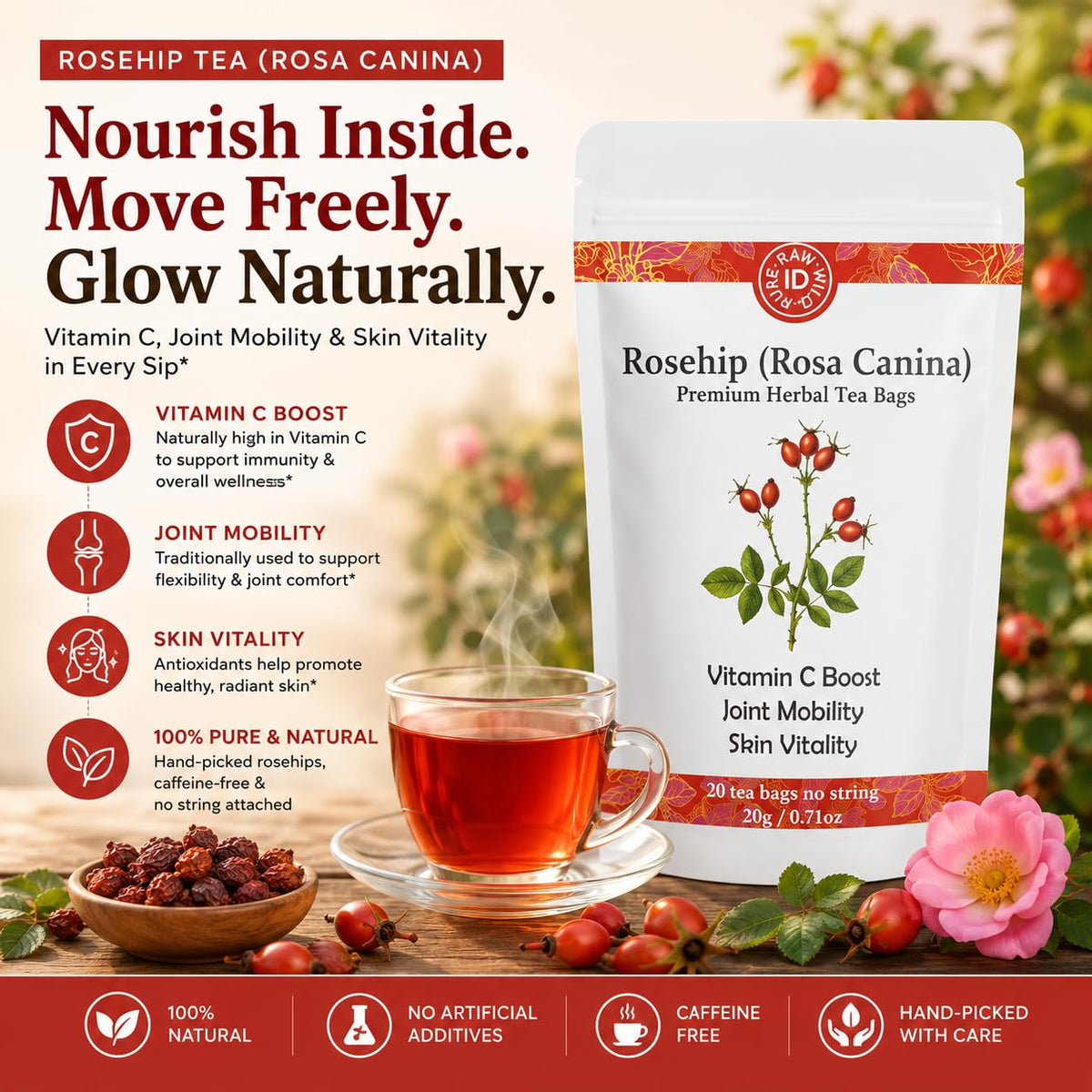 Rosehip Tea 20 Bags