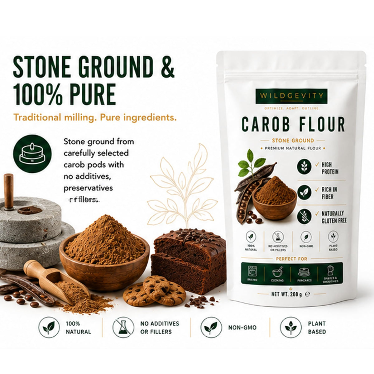 Carob Flour 200g
