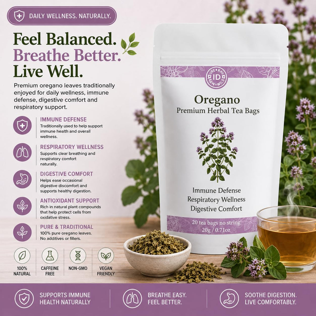 Oregano Tea 20 Bags