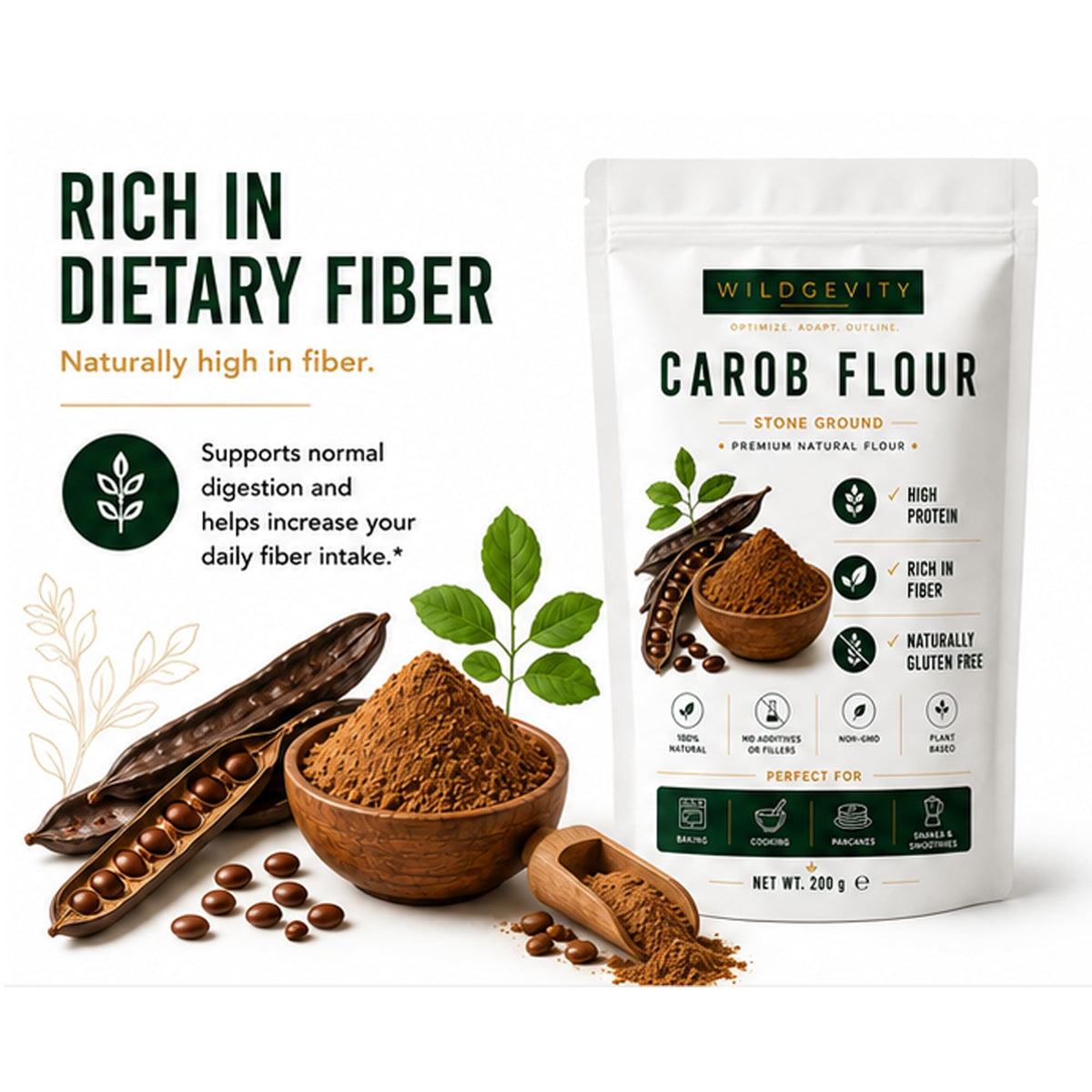 Carob Flour 200g