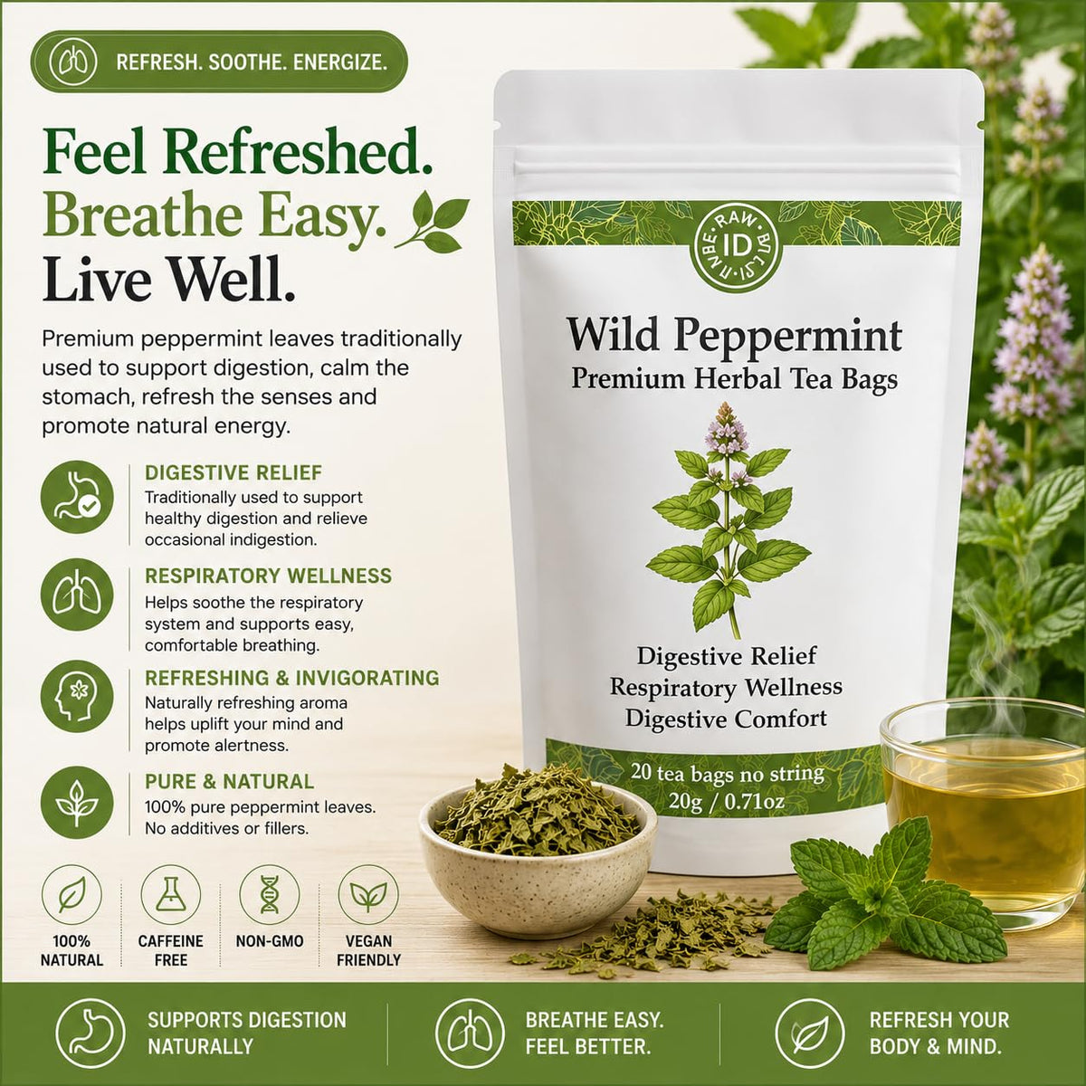 Peppermint Tea 20 Bags
